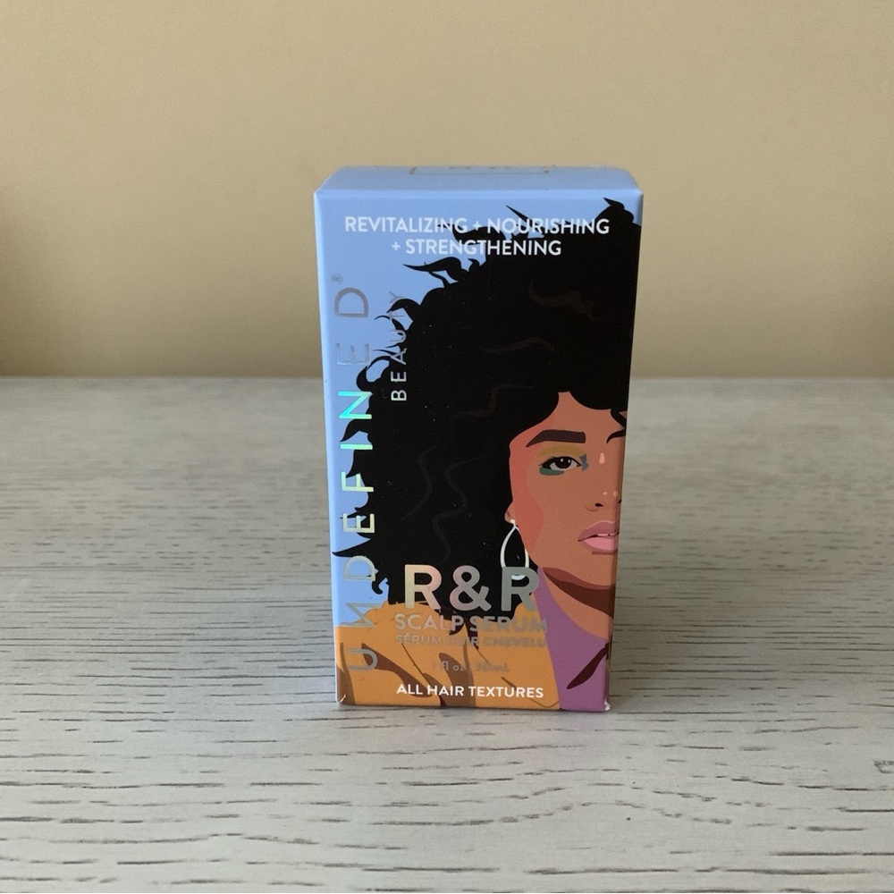 Undefined Beauty R&R Scalp Serum. New in Box. Full Size 1 Fl. Oz.